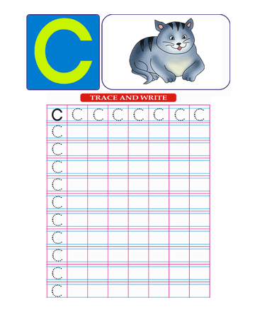 Printable small letter c coloring worksheets free online coloring pages