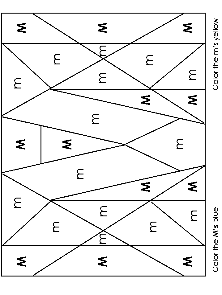 Hidden image worksheet