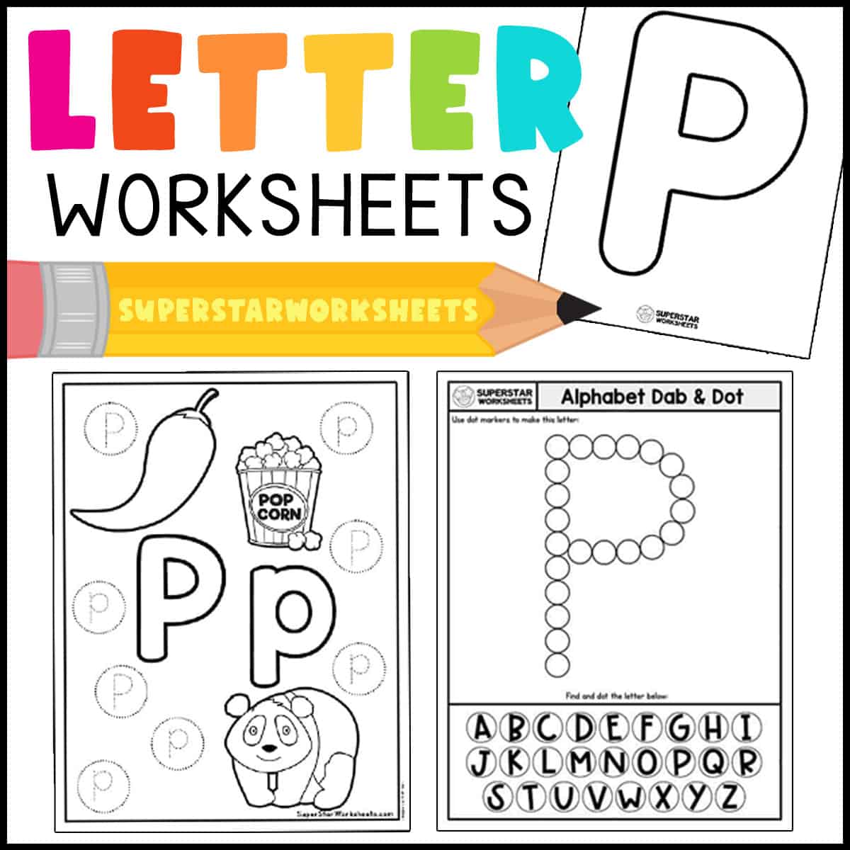 Letter p worksheet