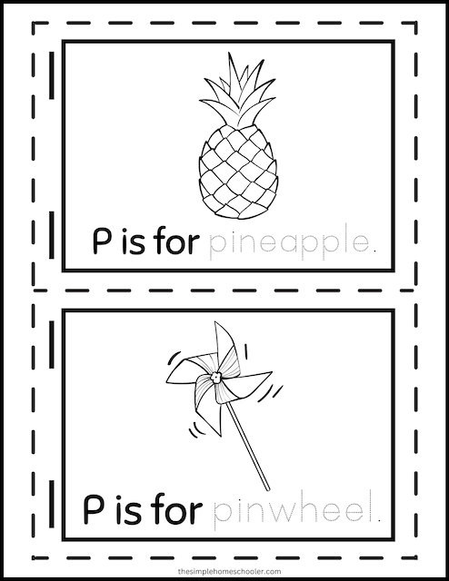 Letter p printables free easy print