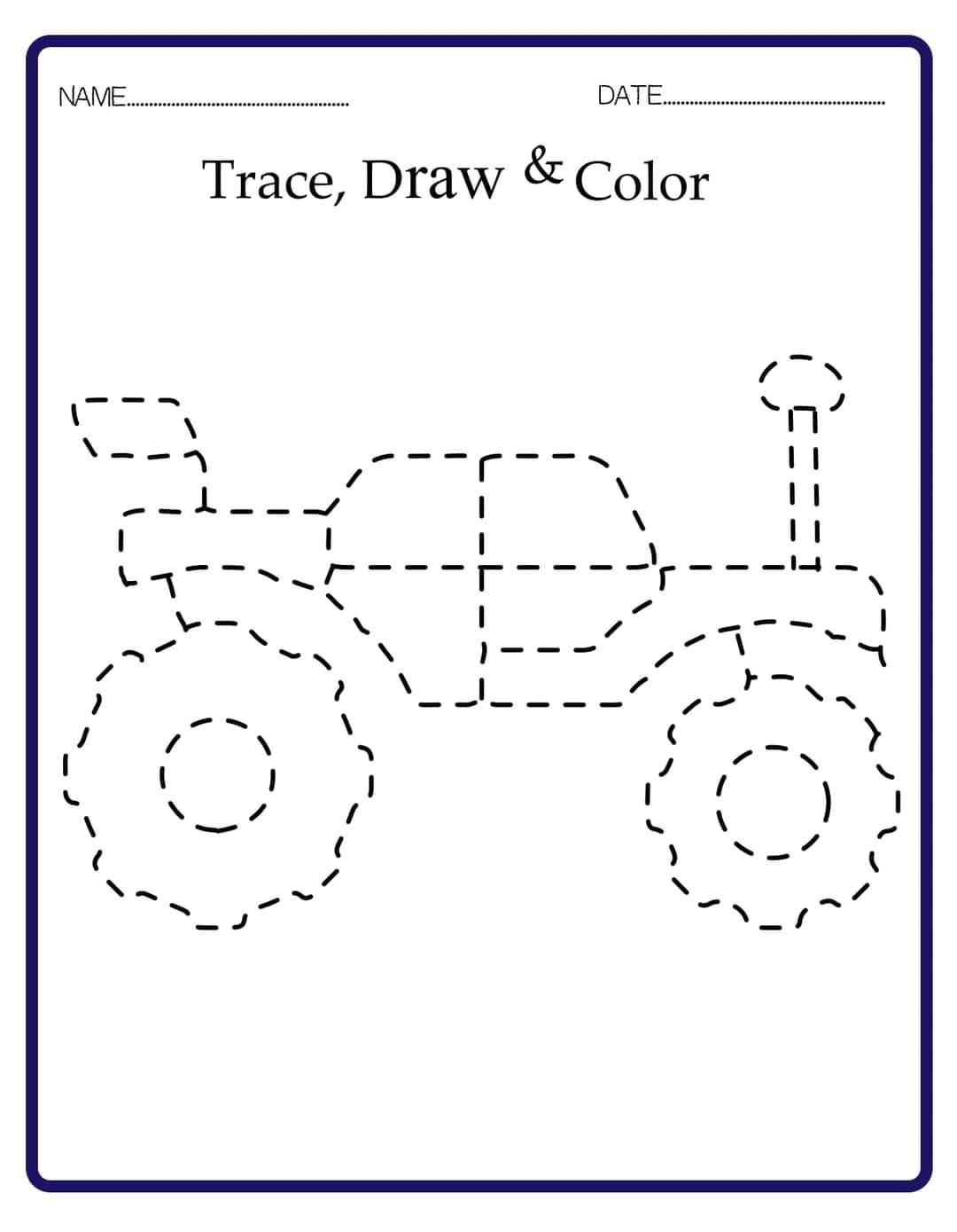 Monster truck tracing