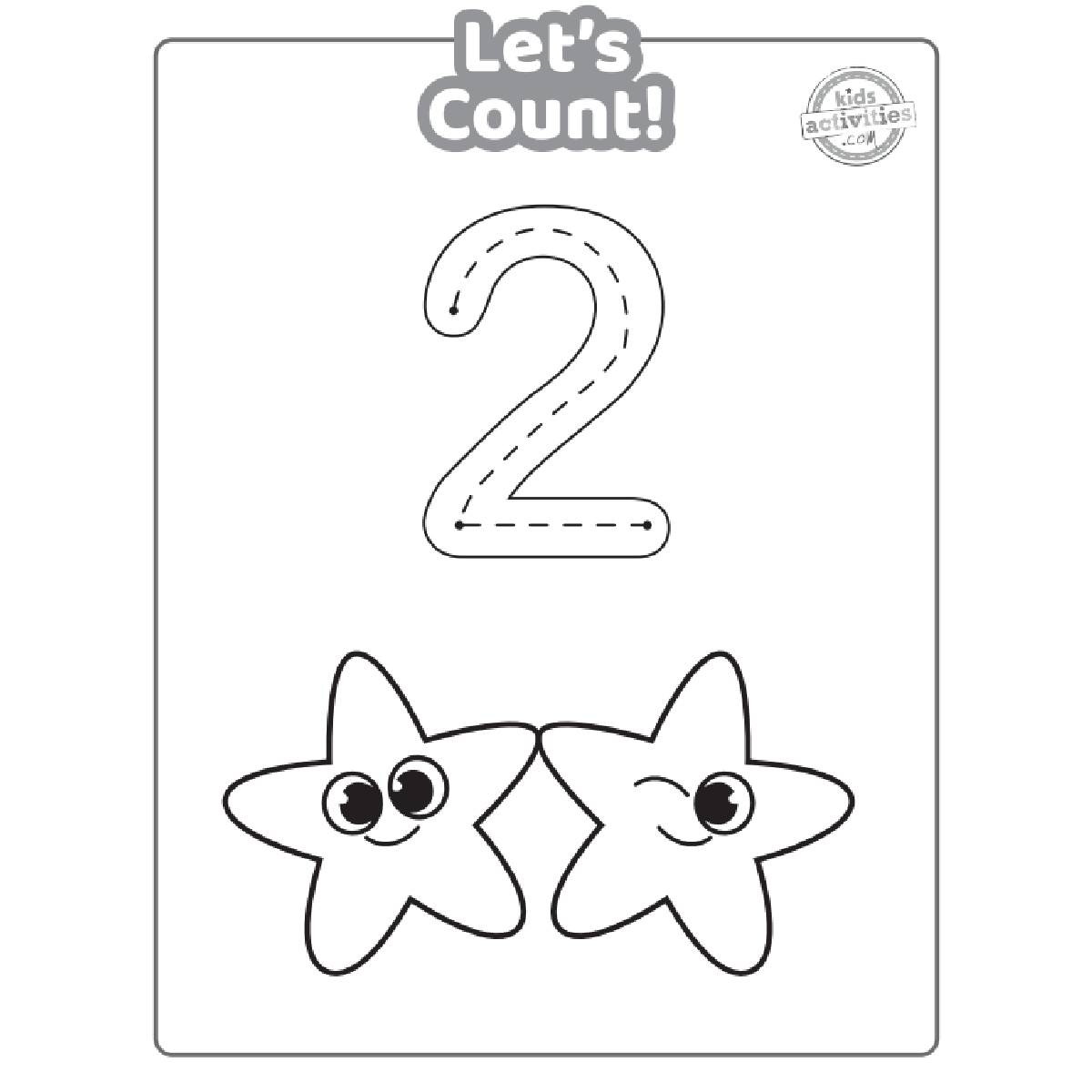 Printable baby shark number tracing preschool worksheets kids activities blog