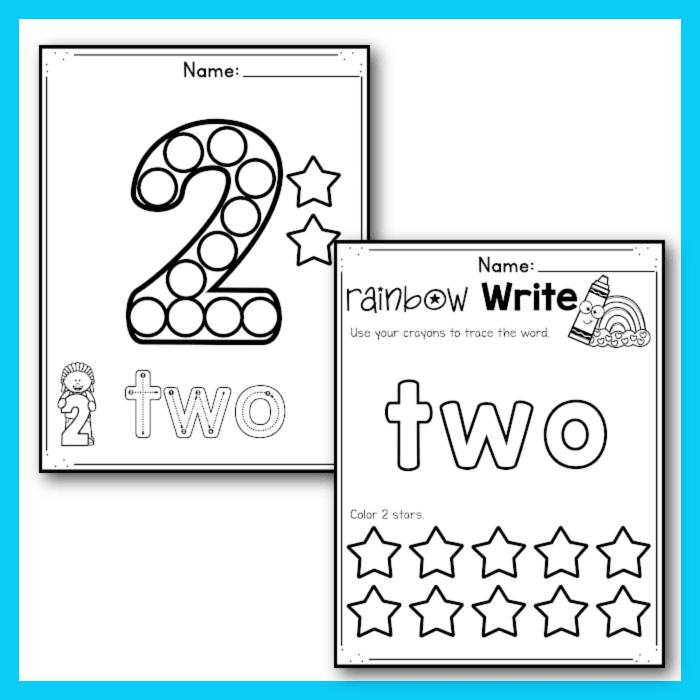 Free printable number worksheets for tracing and number recognition