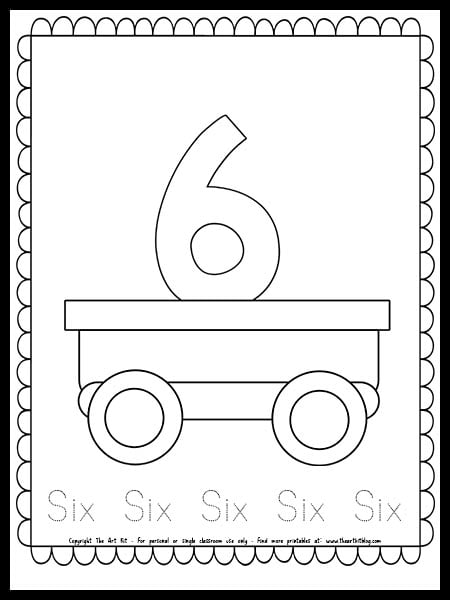 Train number coloring page free printable â the art kit