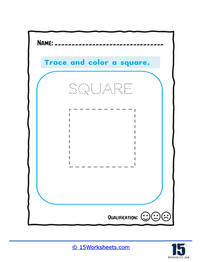 Squares worksheets