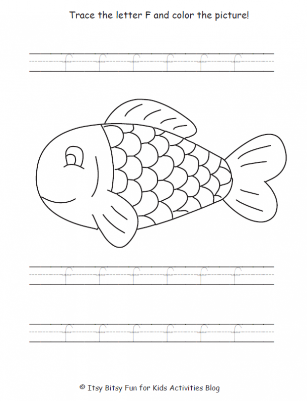 Free letter f worksheets for preschool kindergarten kids activities blog