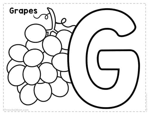 Alphabet coloring pages