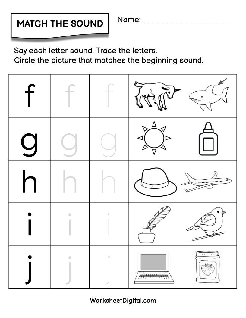 Letter sound f