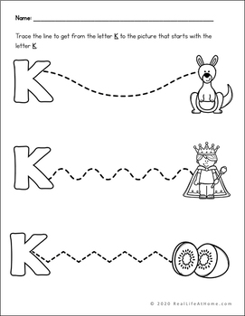 Letter k