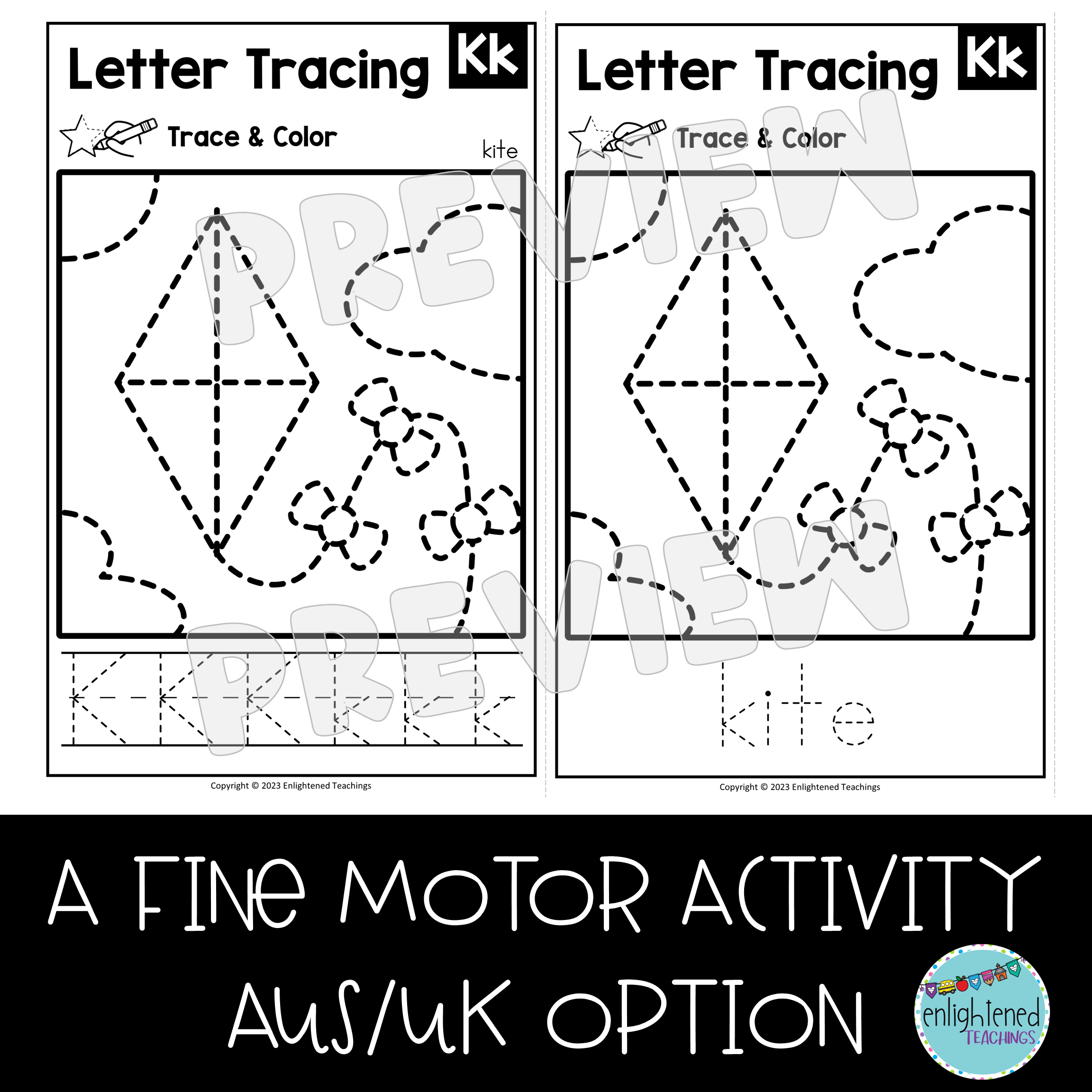 Letter k tracing worksheets letter tracing mats letter k trace color made by teachers
