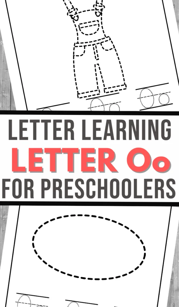 Letter o worksheets