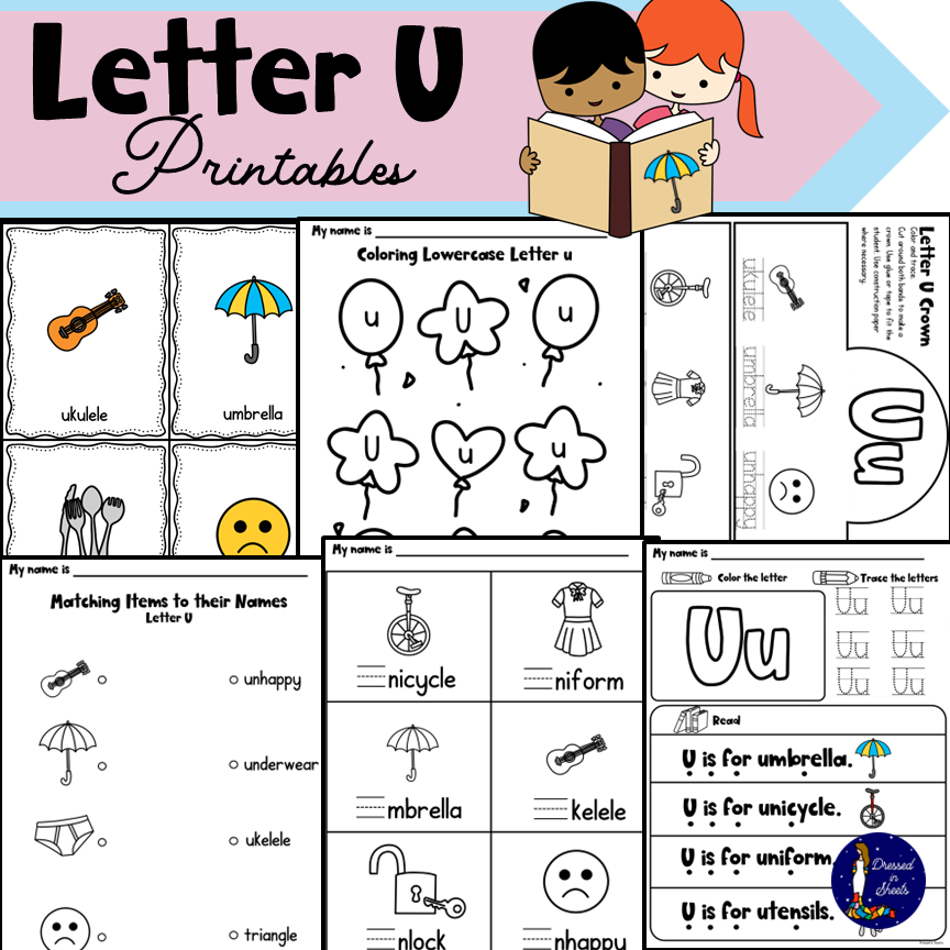 Letter u printables made by teachers