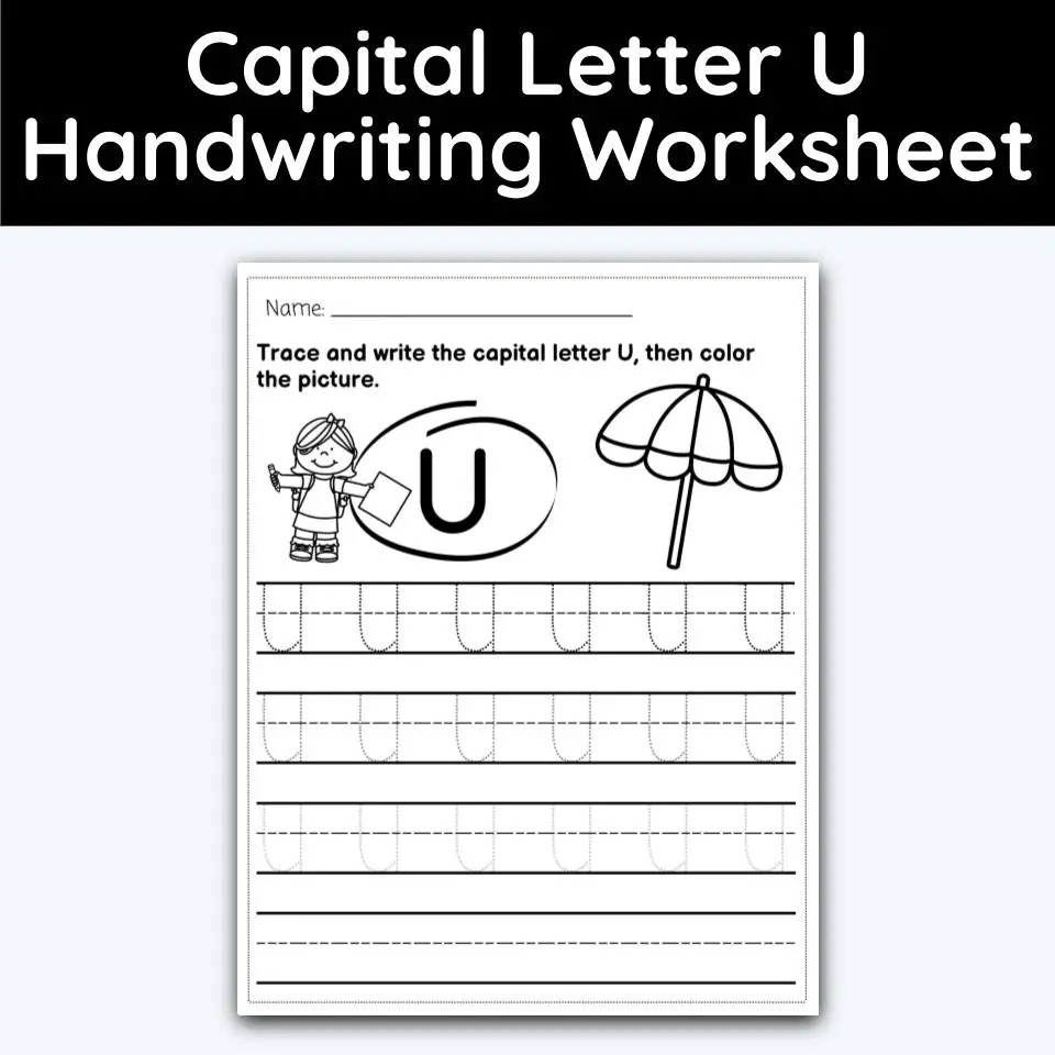 Capital letter u