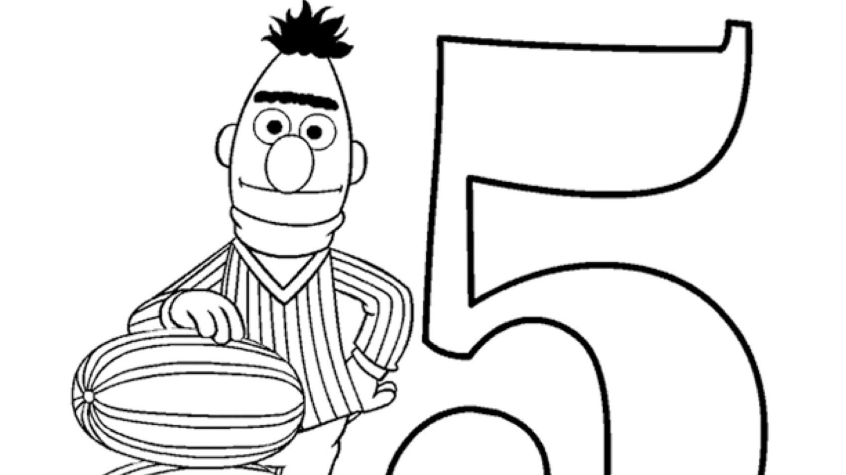 The number coloring page kids coloringâ kids for parents