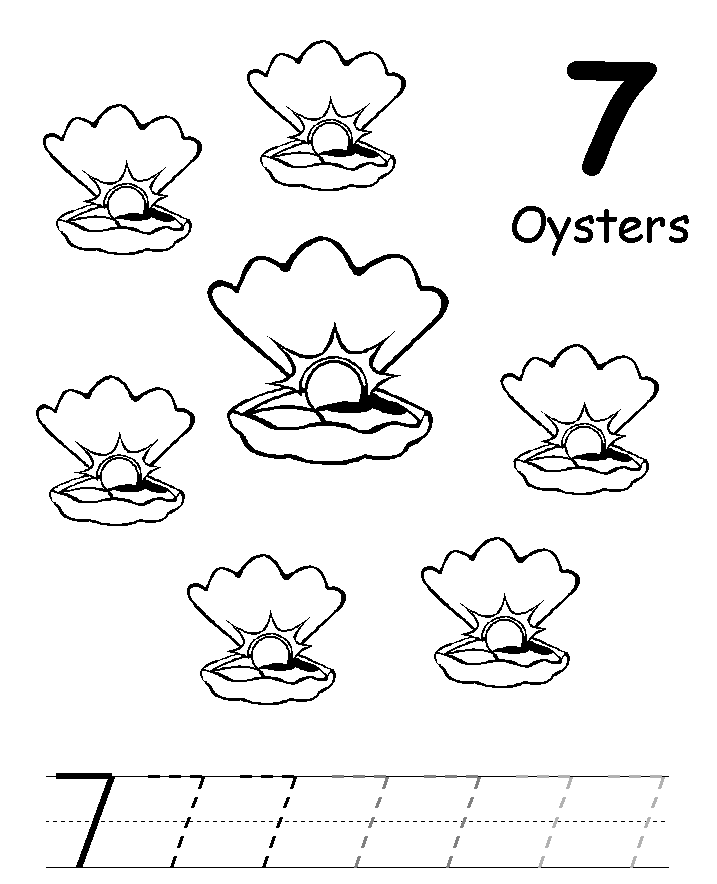 Color and trace the number