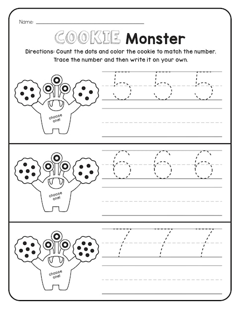 Page number tracing coloring pages pictures