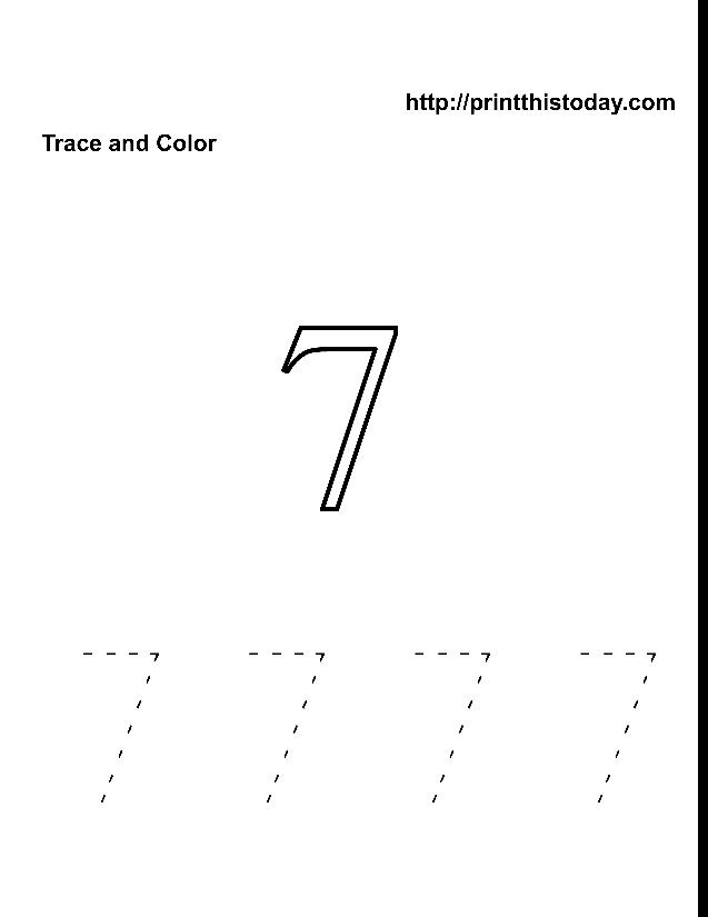 Color and trace number numbers preschool preschool number worksheets number tracing