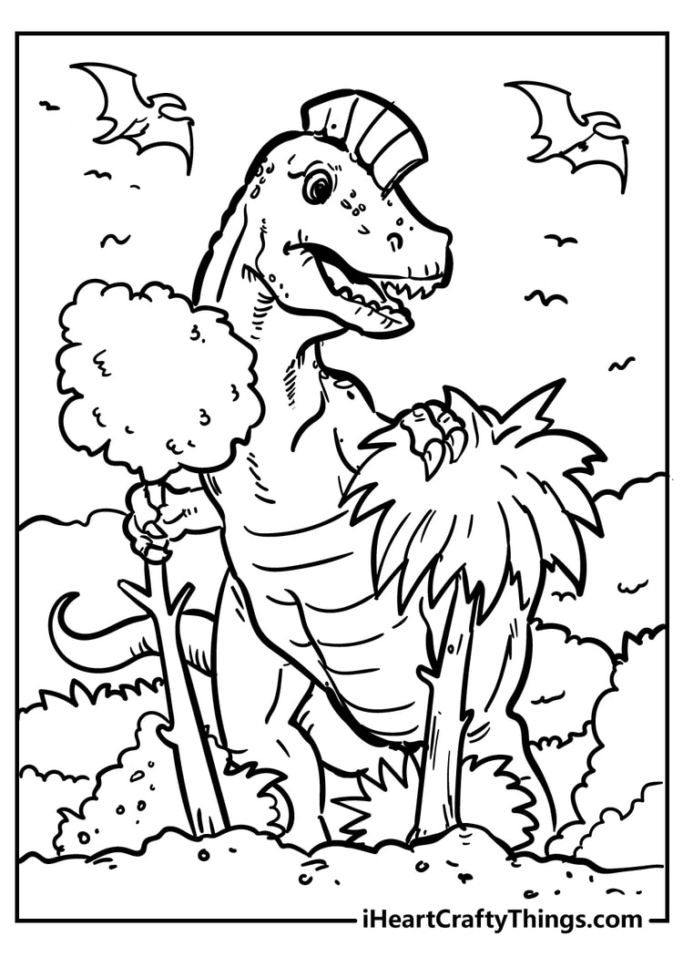 Dinosaur coloring pages