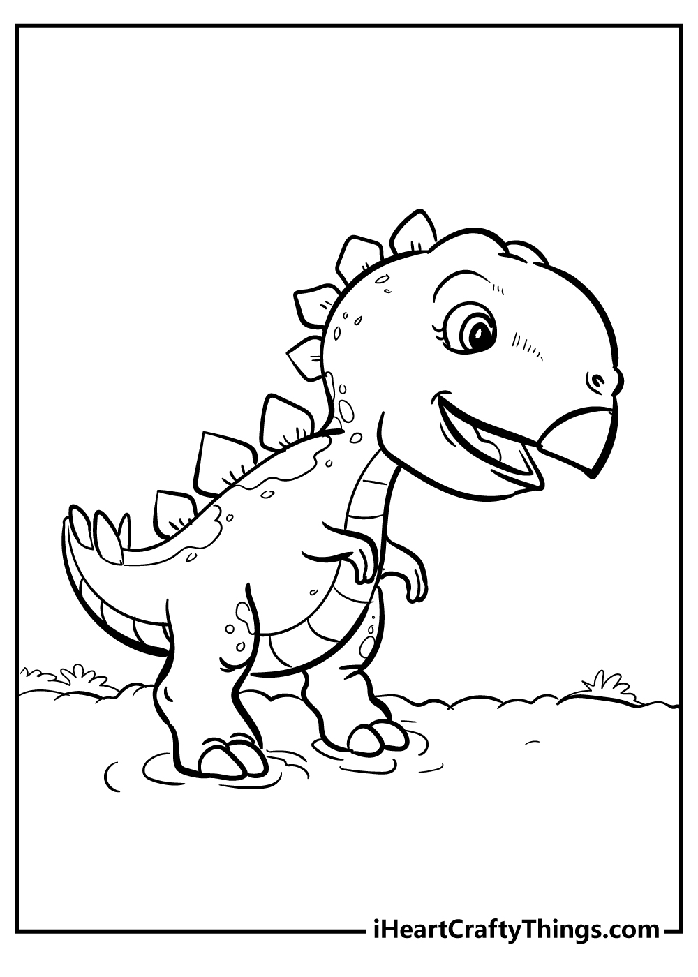 Dinosaur coloring pages