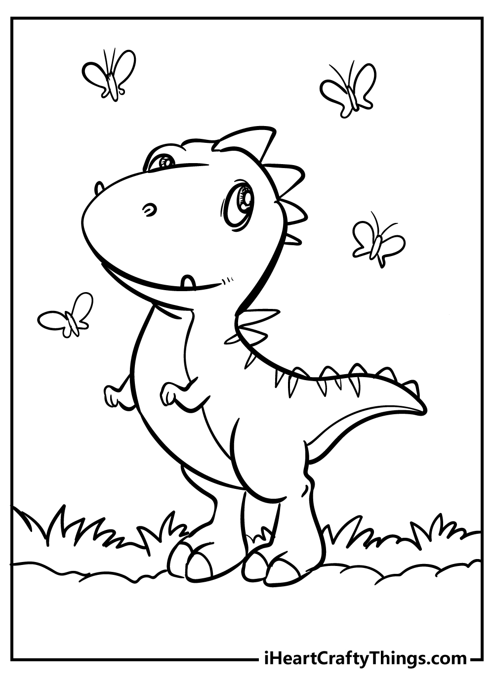 Dinosaur coloring pages