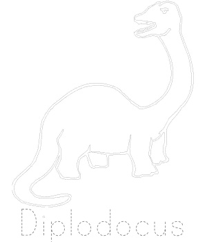 Dinosaur tracing pages