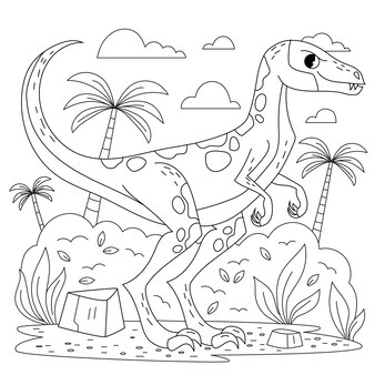 Dinosaur coloring pages images