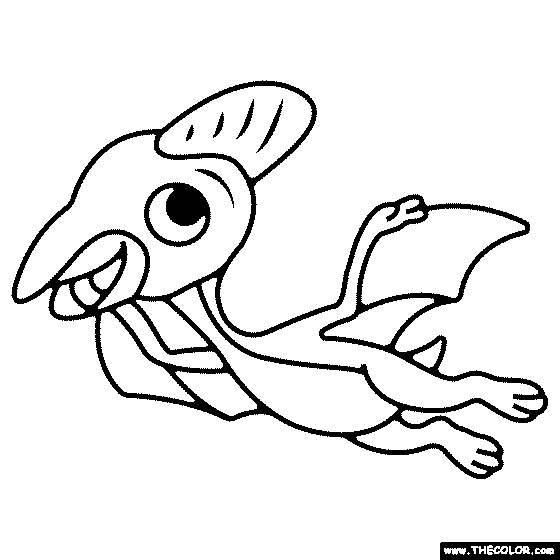 Dinosaur online coloring pages