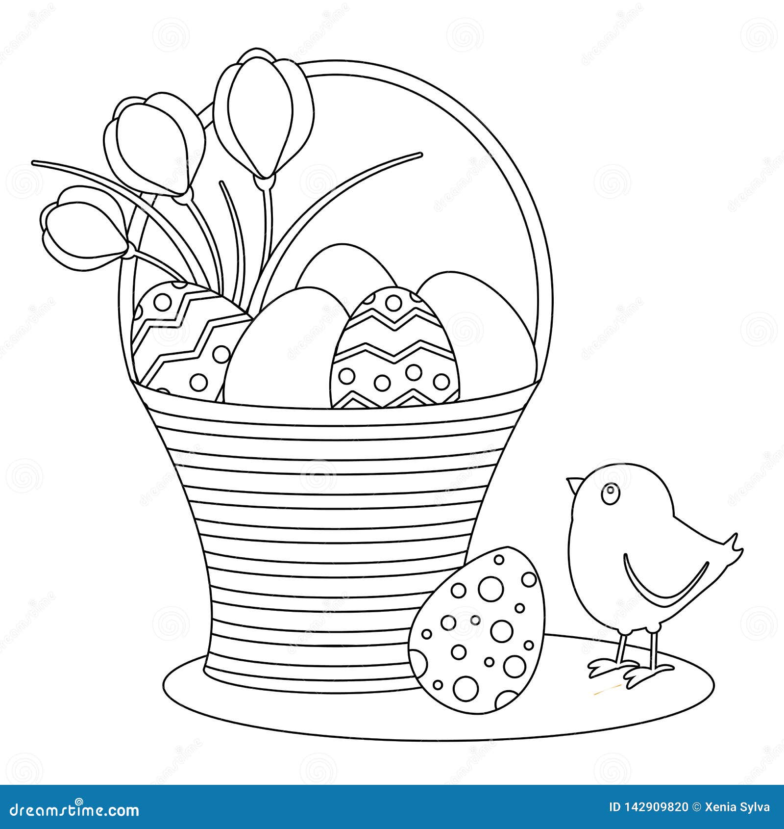 Easter coloring page stock illustrations â easter coloring page stock illustrations vectors clipart