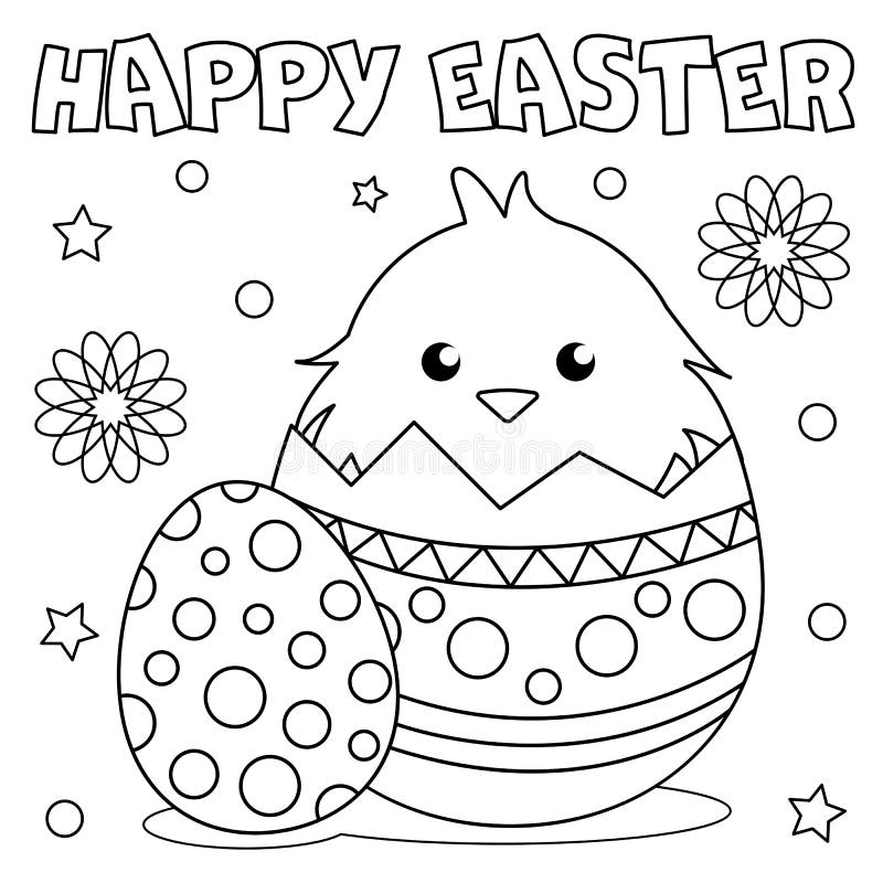 Easter coloring page stock illustrations â easter coloring page stock illustrations vectors clipart