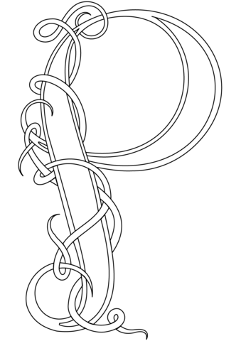 Letter p coloring pages free coloring pages