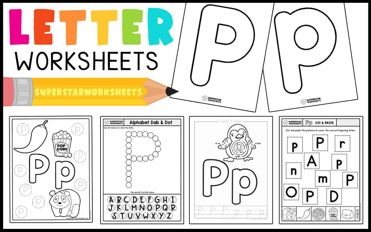 Letter p worksheet