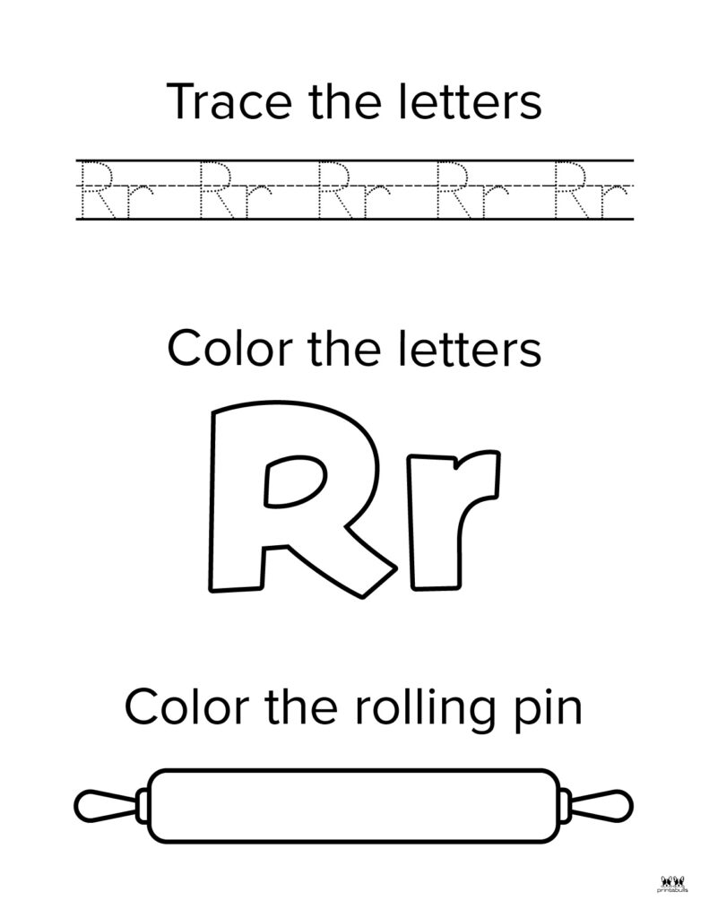 Letter r worksheets