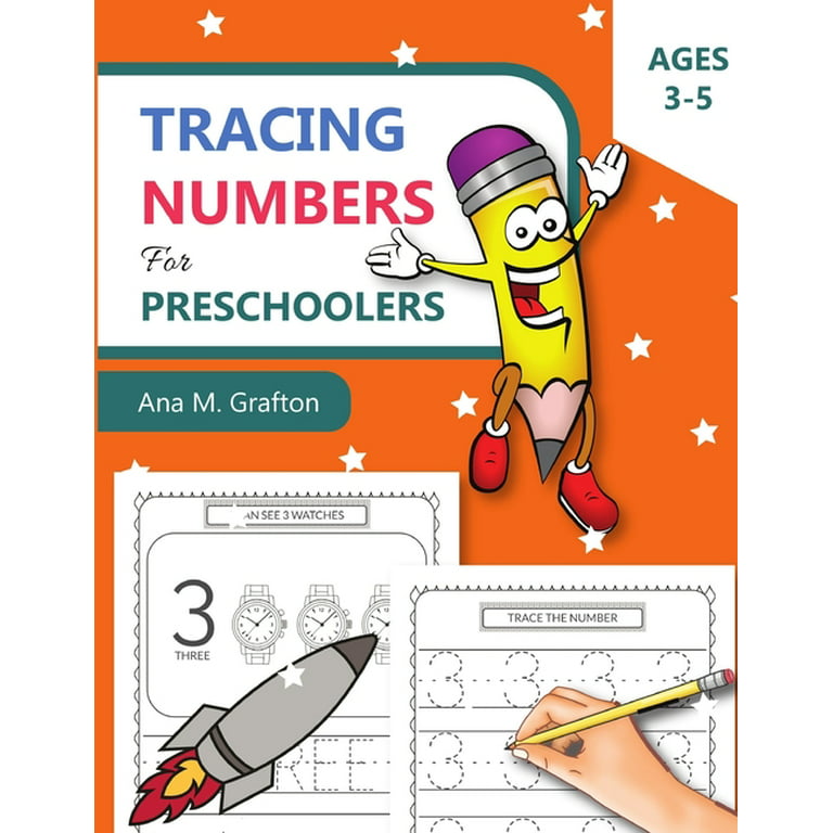 Tracing numbers for preschoolers ages