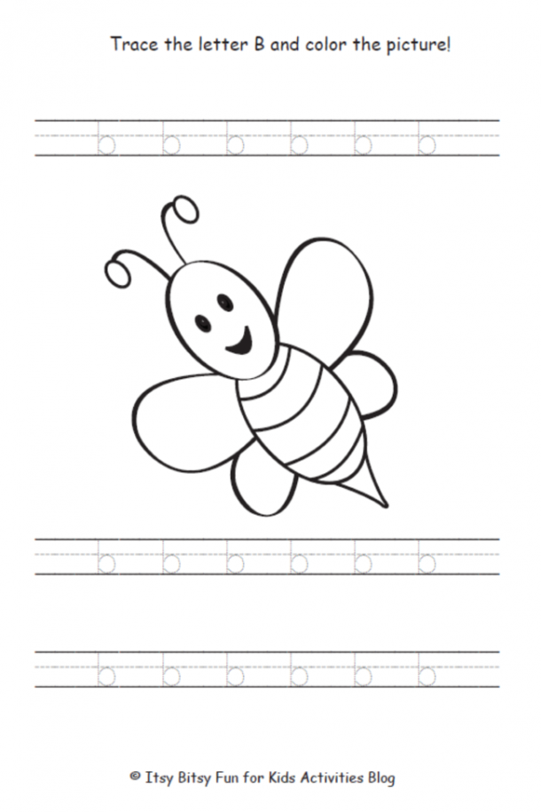 Free letter b worksheets for preschool kindergarten kids activities blog