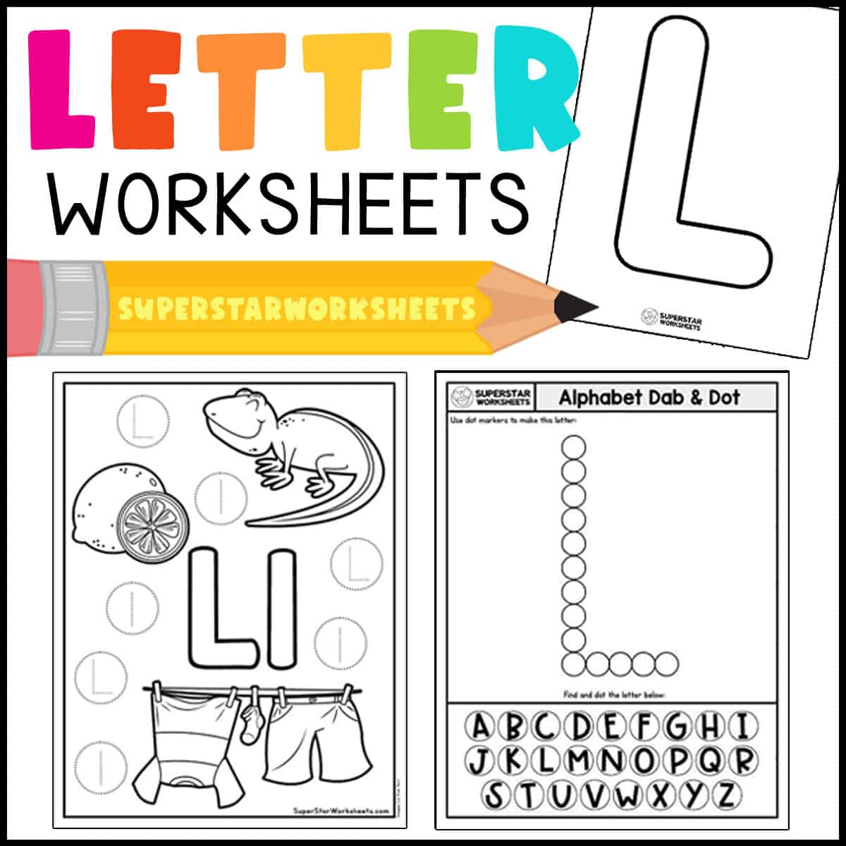 Letter l worksheet