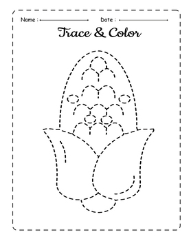 Fruit vegetable tracing and coloring pages by open your mind with knowledge