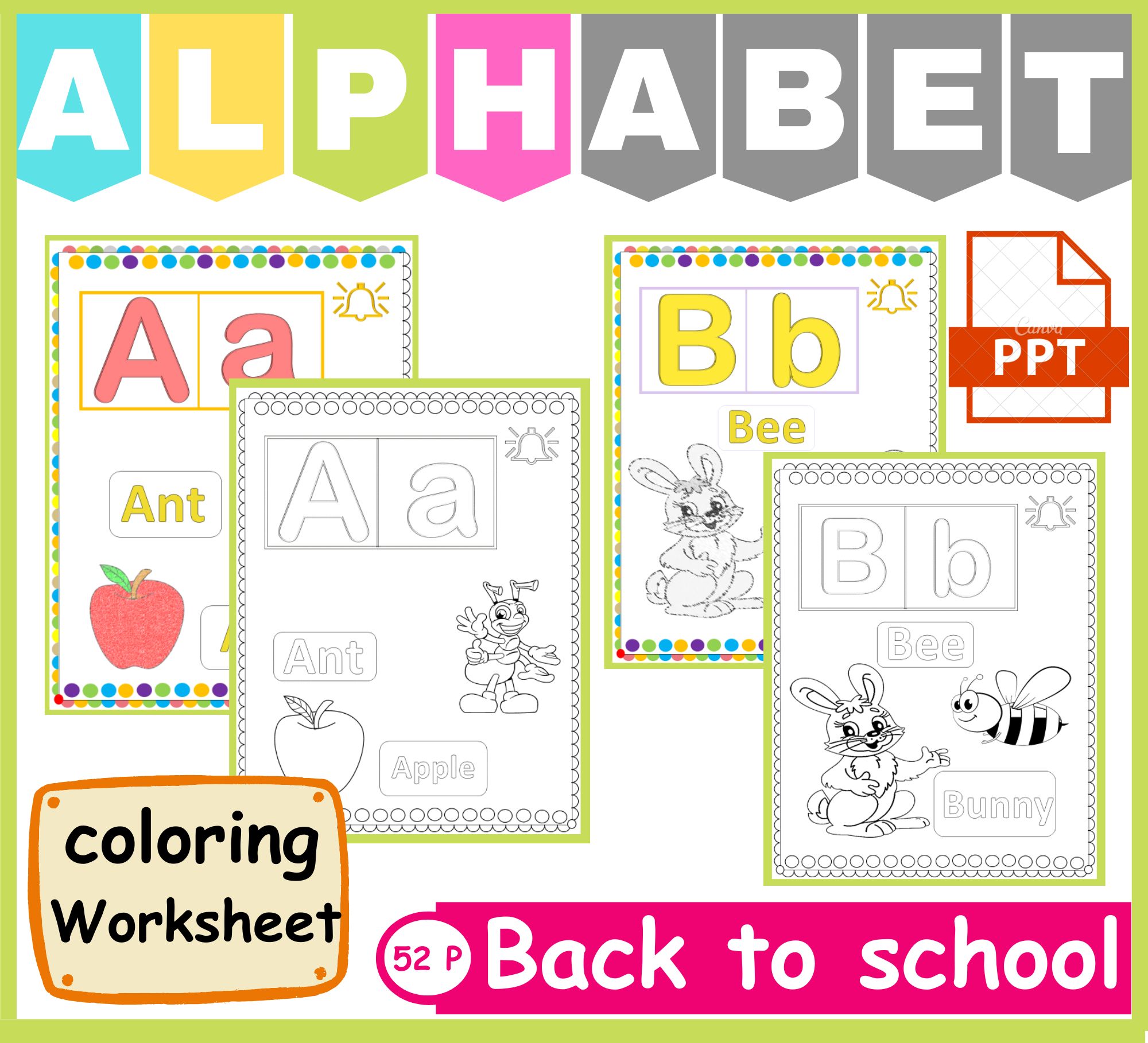 Alphabet activities worksheets