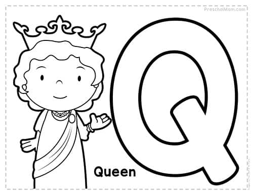 Letter q preschool printables