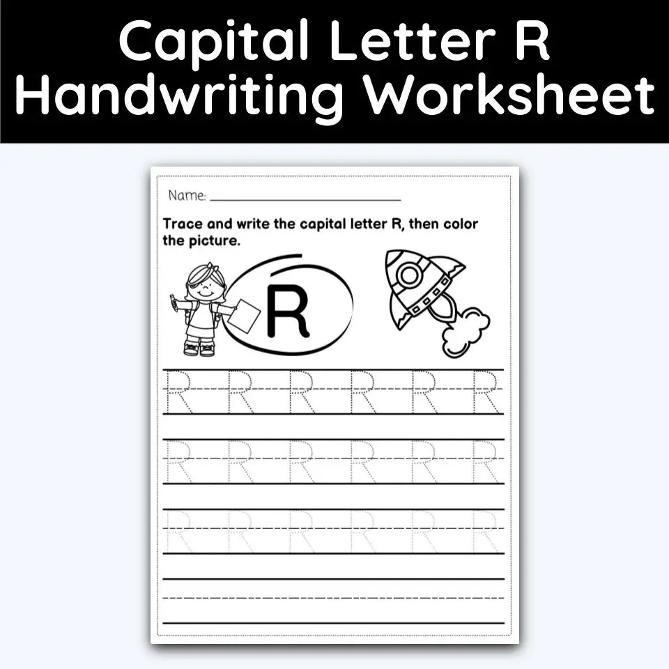 Capital letter r