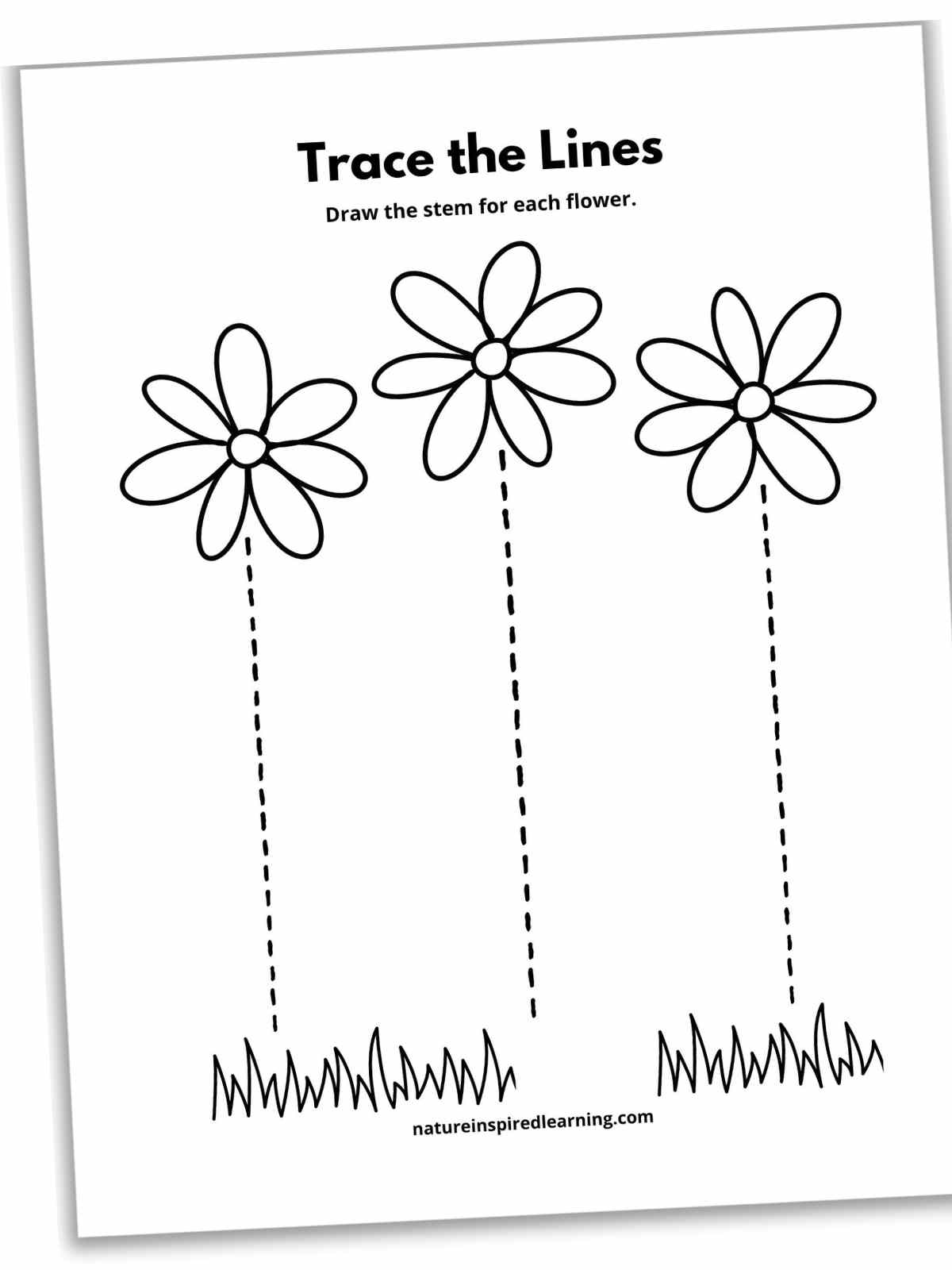 Tracing lines worksheets printable coloring pages