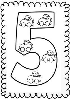 Number coloring worksheets for kindergarten number coloring pages