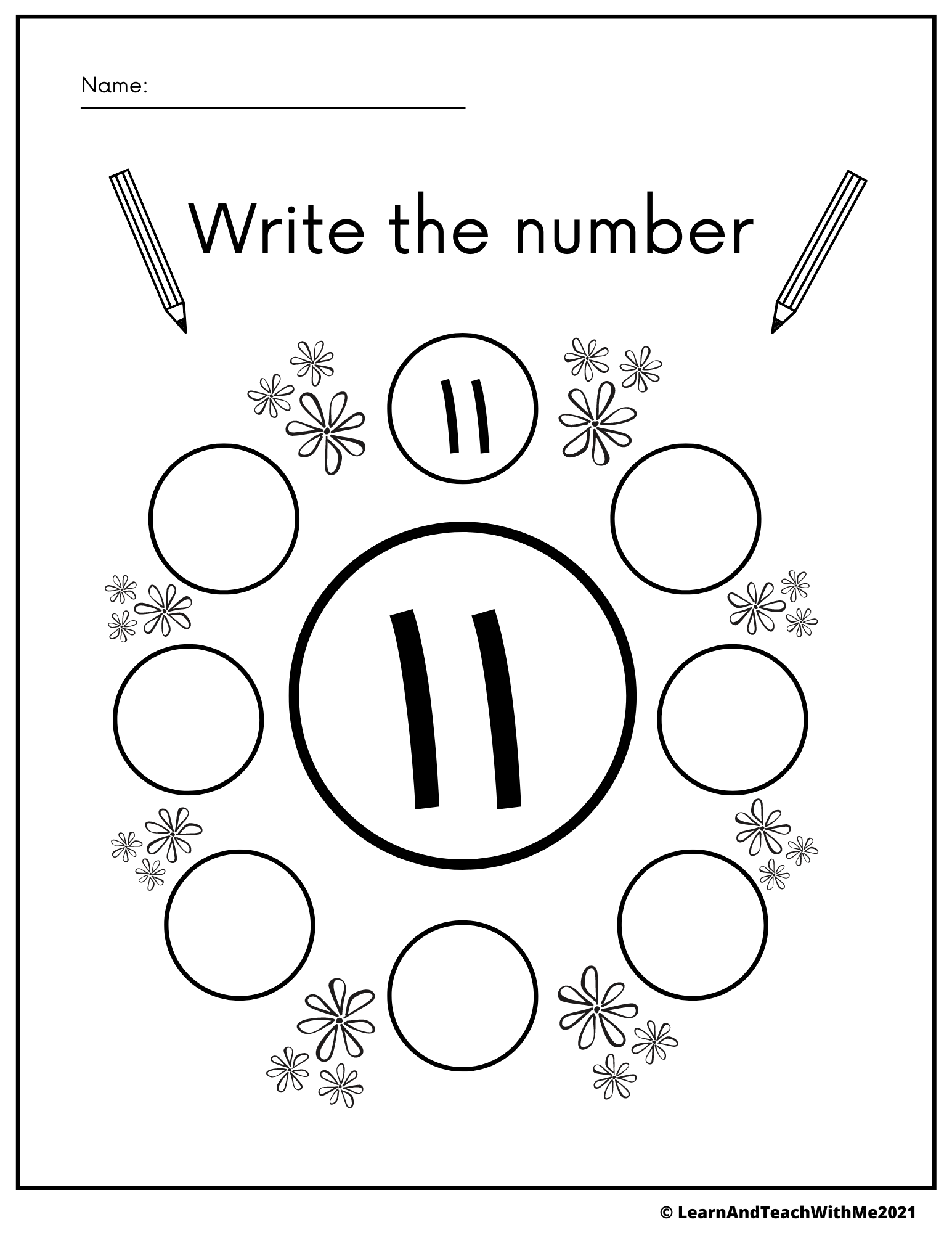 Arabic numbers