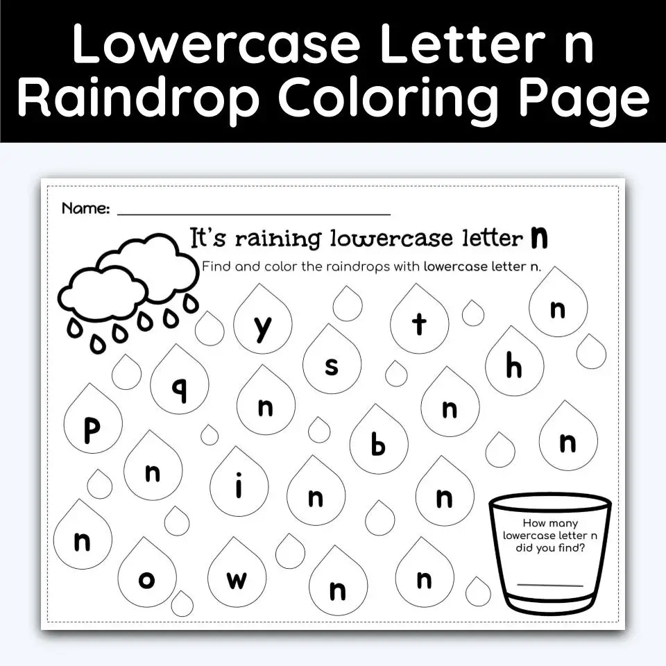 Lowercase letter n