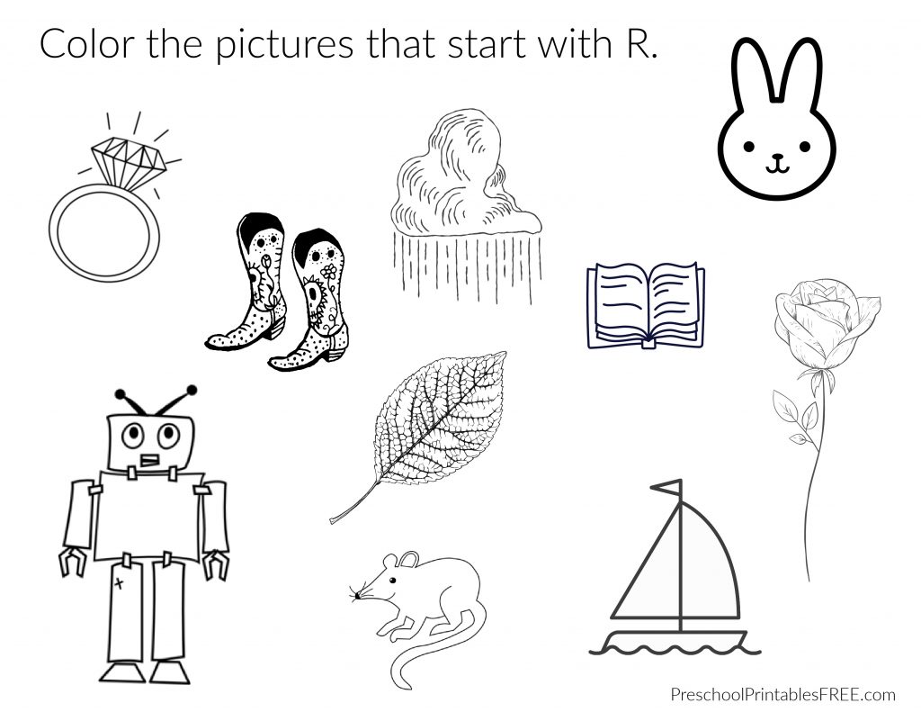 Preschool letter r worksheets â free preschool printables