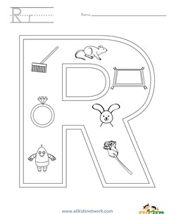 Letter r worksheets all kids network