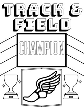 Physical education sports coloring pages