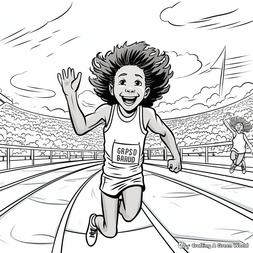 Olympic coloring pages