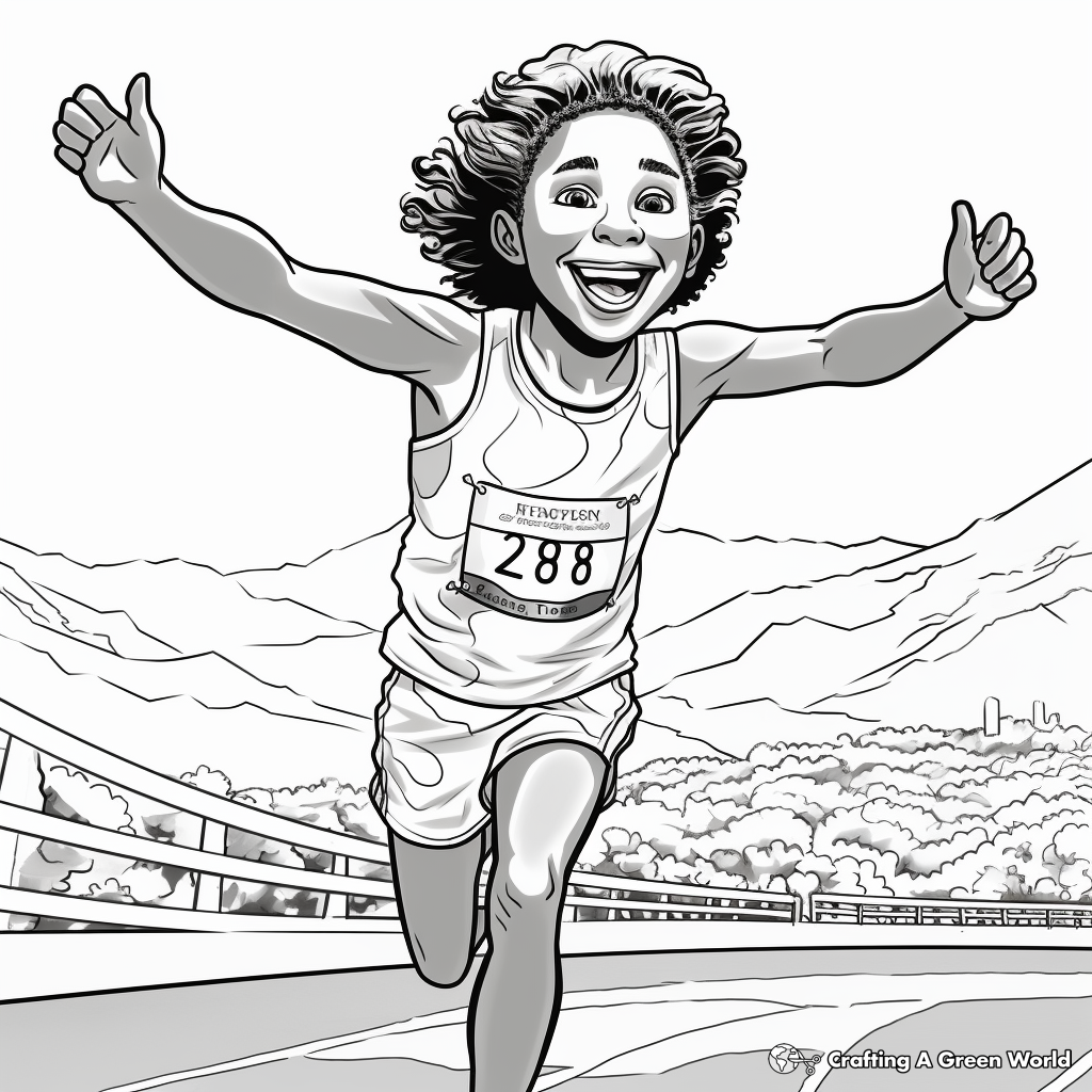 Olympic coloring pages