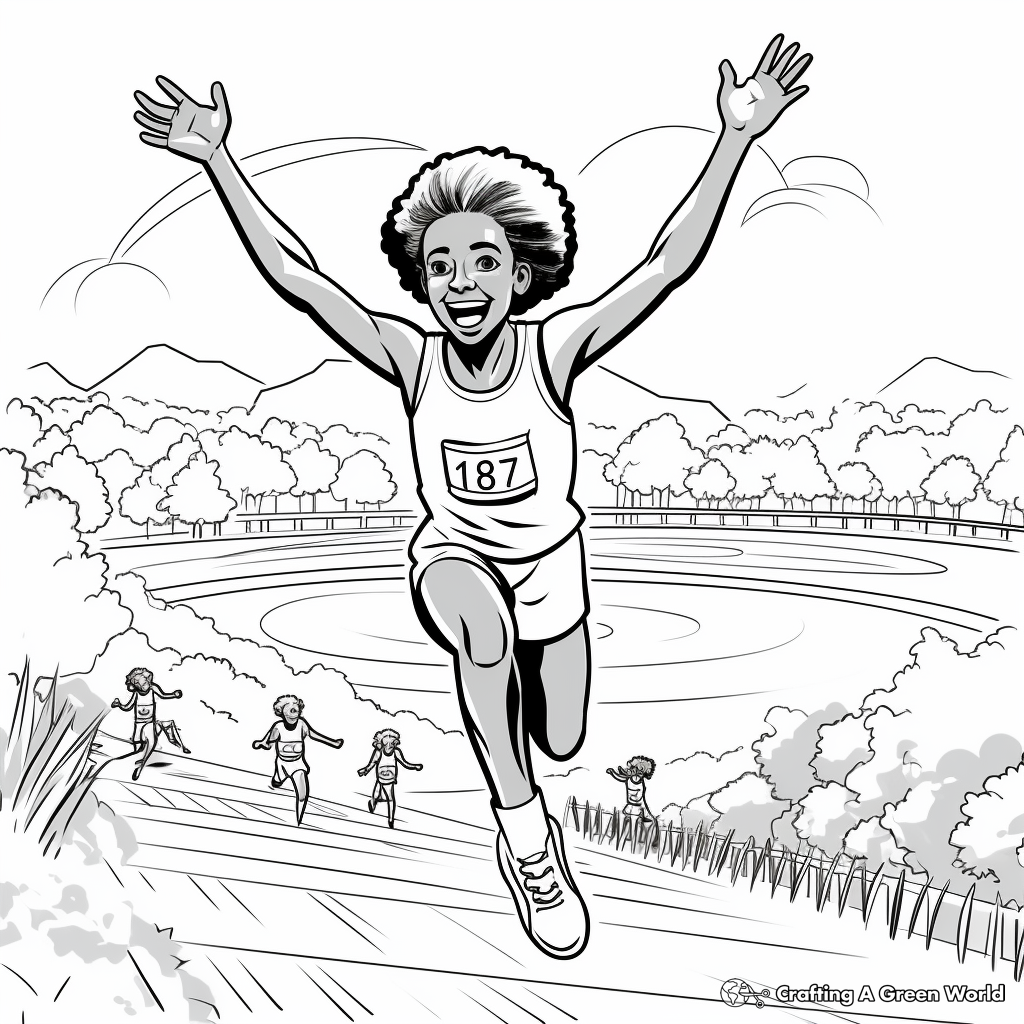 Olympic coloring pages