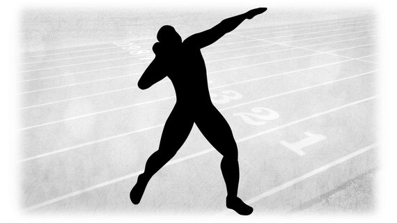 Buy sports clipart black silhouette for malemanboy shot put thrower for track and field change color yourself digital download svg png online in india